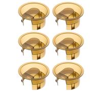 BCOATH 6pièces Lot de Couvercles de Pichet Plastique Résistants Bouchons de Remplacement pour Carafe à Eau Adaptés aux Boissons Chaudes et Froides Couvercles Étanches pour Usage