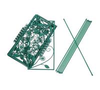 BCOATH 6pièces Treillis pour Plantes Grimpantes Intérieur et Extérieur Support Décoratif pour Fleurs Treillis de Jardin Robuste Adapté aux Pois Roses Liserons