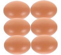 BCOATH 6pièces Œufs Mousse Artificiels pour Décoration De Pâques Œufs Faits De Façon Réaliste pour Activités Manuelles Et Décorations Festives