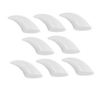 BCOATH 8 Pièces Accessoires Ongles Griffes Fursuit Blancs Amovibles DIY Carnaval Cosplay Univers Thématique Mold Claws