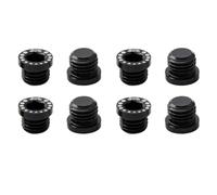 BCOATH 8pcs Vis de Bouchon de Base de Frein en Alliage D'aluminium M10 pour Cadre et Fourche VTT, Polyvalentes et Faciles à Ranger, Adaptées au Cyclisme en Extérieur