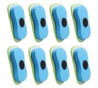 BCOATH 8pièces Effaceurs Magnétiques pour Tableau et Craie Mini Gomme Réutilisable et Lavable sans Poussière Portable pour Bureau École et Maison