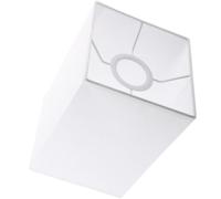 BCOATH Abat Jour Lampe Carré pour Lampe de Table, Housse en Tissu et Fer, Compatible E27, Adoucit la Lumière, pour Hôtel et Chambre