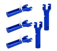 BCOATH Accessoire pour aspirateur de Piscine, connecteur à Pince en V, 5 pièces, PC Bleu, Usage Polyvalent pour Nettoyage de Piscine et Autres Points d’Eau, pour Piscine