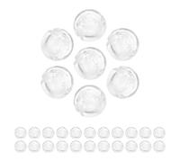 BCOATH Accessoires Délicats de Chaînes de Perles 40 Pièces Butées de Chaîne Perlée en Pom pour Réparation ou Remplacement pour Stores Verticaux