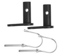 BCOATH Adaptateur Attelage Remorque Vélo en Acier Robuste, Lot de 2 Coupleurs de Cyclisme, Accessoire Fixation Poussette et Vélo pour Usage Sportif et Transport Cargo