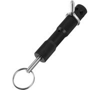 BCOATH Alarme de Déclenchement, Alerte Rapide, Dispositif de Signalisation D’Ours, Alliage Noir, Système D’Alarme à Fil à Anneau pour Activités de Plein Air et Exploration en Milieu