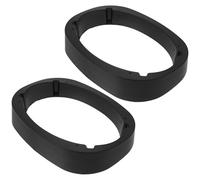 BCOATH Anneau Adaptateur en Plastique Noir Accessoire Extérieur Améliore la Qualité Sonore Stabilité pour Haut-Parleur de Voiture pour Installation Audio Automobile