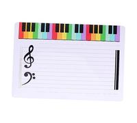 BCOATH Ardoise Portée Musique Effaçable à Sec pour Enseignement Musical Tableau Blanc Portable, pour Pratique et Exercices en omicile