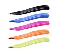 BCOATH Arrache-agrafes Léger et Facile à Transporter en Plastique et Acier Inoxydable Lot de 5 Outil Pratique pour Retirer Agrafes pour Bureau et Maison