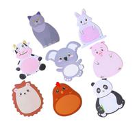 BCOATH Autocollants de Notes Animaux Kawaii en Papier, Adhésifs, 8 Livres | Livres, Portes, Bureaux, Murs et Réfrigérateurs, Écriture Lisse, Forte Adhérence, Usage Familial