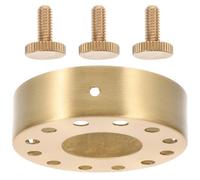 BCOATH Bague de Remplacement en Cuivre Doré pour Abat-jour en Verre Rond, Résistance la Corrosion et Fixation Sécurisée, pour Lampes Suspendues et Réparation DIY
