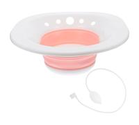 BCOATH Bain de Siège en Pp et Tpr avec Chasse D'eau Intégré pour Soins Post-partum et Hygiène Intime Portable Confortable des Patientes et Parturientes