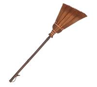 BCOATH Balai Garçon Fille Fibres de Palmier Résistant avec Corde Suspendue Balayette Compacte pour Nettoyage Intérieur et Extérieur Outil Pratique pour Garçons et Filles