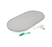 BCOATH Balance de Poche Électronique Compacte pour Corps Pèse Personne Numérique avec Verre et Affichage LED Portable pour Voyage et Usage Domestique