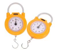 BCOATH Balance Suspendue Mécanique Portable 1 Paire, Dynamomètre Multifonction avec Crochet, Légère et Compacte, Pêche, la Cuisine et Usage Domestique, Précision Ressort, Outil de Pesage