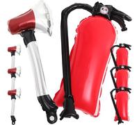 BCOATH Ballons Extincteurs Gonflables en Aluminium Lot de 8 set de Pièces Décorations pour Fête Pompier Accessoires Gonflables Robustes et Légers pour Anniversaire et Jeux