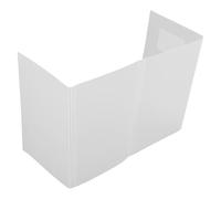 BCOATH Barrière de Comptoir Portable Résistance aux Chocs en Abs Poche Latérale et Stabilité Incroyable, Panneau de Séparation D'écran Simple pour Bureau et Espace Public