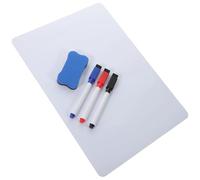 BCOATH Bloc-notes Magnétique A4 Surface Effaçable à Sec en PET Autocollant Mémo Pratique pour Organiser Planning et Messages Couleur Aléatoire pour Réfrigérateur