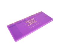 BCOATH Bloc-notes Planificateur Hebdomadaire à Spirale pour Bureau et École, Papier Pourpre, Design Élégant, Suivi des Rendez-vous, Mise en Page Horizontale