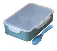 BCOATH Boîte à Bento Compartimentée 4 Grilles en Pp, Couvercle Scellé | Format Compact et Léger, pour Collations et Desserts, Usage Extérieur ou Déjeuner, pour Garçon et Filles