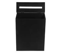 BCOATH Boîte à Suggestions Fer avec Fente Boîte à Lettres Murale Rétro pour Bureau et Maison Sécurisée pour Collecte Anonyme et Vote Décoration Élégante Noire