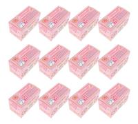 BCOATH Boîtes à Bonbons Cassette Audio Rétro 12 Pièces en Papier Rose Format Compact pour Fête D'anniversaire Thème Années 80 Décoration Soirée Musicale Vintage