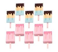 BCOATH Boîtes de Rangement pour Bonbons Design Tiroir Élégant Lot de 20 pour en Papier et Bois, Forme Glace et Mariage Petits Objets