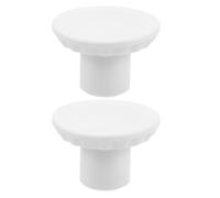 BCOATH Bouchon de Vidange du Congélateur et Réfrigérateur en Plastique Blanc, Lot de 2 Pièces, Réduit le Givre, Installation Facile, Compatible avec Haier pour Usage Domestique