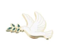 BCOATH Broche de Paix Métal Résistant Épinglette Élégante pour Vêtements Cadeau Unisexe pour Manteaux et Sacs