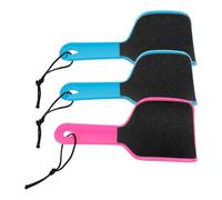 BCOATH Brosse à pieds en forme de U lime à peau morte pied lot de 3 en plastique facile à prendre en main pour soins à domicile