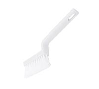 BCOATH Brosse de Nettoyage pour Rainures Fenêtres et Joints Carrelage Poils Denses et Résistants Manche Suspendable pour Salle de Bain et Cuisine Usage Domestique Polyvalent