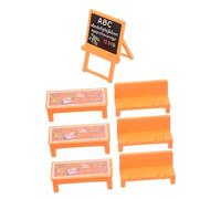 BCOATH Bureau et Tableau pour Garçon Fille Table Activité Éducative avec Chaise Mobilier de Jeu pour Salle de Jeux et Maison Miniature