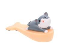 BCOATH Butée de Porte Décorative Animale Petit Chat 10 Cm Antichoc Antidérapante en PVC pour Sécurité Garçon et Filles Chambre Bureau