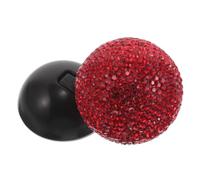 BCOATH Cache Bouton-poussoir de Démarrage Voiture en ABS Rouge Design Étincelant, Forme Boule, Opération Rapide Effort pour Usage Social et Professionnel