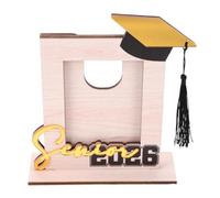 BCOATH Cadre Photo de adre Photo de Remise de Diplôme Bois et Acrylique Beige Support Stable Protège des Rayures pour Lycéen et Collégien Bureau ou Table de Chevet