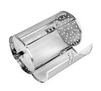 BCOATH Cage de Rôtissage pour Cuisson Uniforme en Acier Inoxydable Design Rotatif Couleur Argenté pour Barbecue et Four Électrique la Cuisine et Voyage