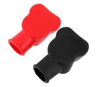 BCOATH Capuchon D'isolation pour Bornes De Batterie Auto 1 Paire Prévention Court-Circuit Étanche 2,44X1,65X0,87 Pouces Adapté Aux Bornes De Batterie