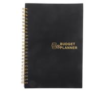 BCOATH Carnet de Planification Financière Noir en Papier Enregistrement de Caisse pour Entreprise et Domicile, Planificateur de Budget Pratique pour Développer de Bonnes Habitudes