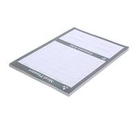 BCOATH Carnet de Recettes Hebdomadaire Noir en Papier Guide Visuel et Bloc-notes Rappel pour Planificateur de Menus Semaine Individuel et Fitness