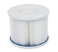 BCOATH Cartouche de Remplacement pour Pompe de Filtre de Piscine Gonflable Filtre Micro-Particules Blanc Compatible Entretien Facile pour Eau Claire et Propre