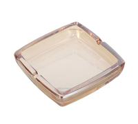 BCOATH Cendrier Carré en Verre Transparent pour Extérieur et Rassemblements, Grosse Capacité Design Moderne et Élégant, Accessoire Fumeur pour Table de Bureau ou Maison