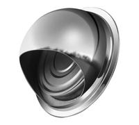 BCOATH Chapeau de Cheminée en Acier Inoxydable 160mm, Couvre Conduit Mural Extérieur, Protège la Pluie Vent, Drainage Rapide, pour Maison et Jardin