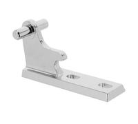 BCOATH Charnière de porte pour réfrigérateur en acier inoxydable argenté, kit de charnières supérieur pour congélateur et mini-frigo avec installation rapide pour maison et camping-car
