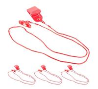 BCOATH Clé Magnétique de Remplacement pour Tapis Roulant, Lot de 4, Clip de Sécurité Rouge, Accessoire pour Tapis de Course, Dispositif d'Arrêt d'urgence pour Entraînement Domestique