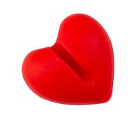 BCOATH Clip Support Thermomètre de Cuisson Silicone Rouge Forme de Cœur Maintien Ferme pour Pots et Casseroles Accessoire Polyvalent pour Cuisson Pâtisserie et Préparation de Sucre