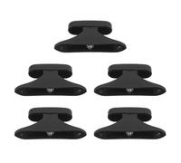 BCOATH Clips de Fixation pour Vis de Violon et Alto 5pcs en Plastique Noir avec Maintien Sécurisé pour Performances en Plein Air et Voyages