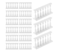 BCOATH Clôture Féerique en Résine 24 Pièces Mini Rambarde Vintage pour Projets de Table à Sable Accessoires de Décoration Jardin Miniature DIY Panneaux Romains Miniatures Robustes et