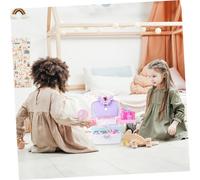 BCOATH Coffret Maquillage Fille Simulation avec Musique Valise Portable Cadeau Anniversaire Ans