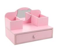 BCOATH Coiffeur De Poupées Meuble Les Enfants Font Semblant De Jouer à Un Table De Vanité De Poupée De Vanité des Petites Filles De Maquillage De Maison Pink